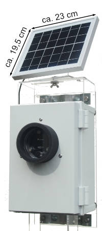 Foto des Solarpanels