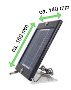 Foto des Solarpanels