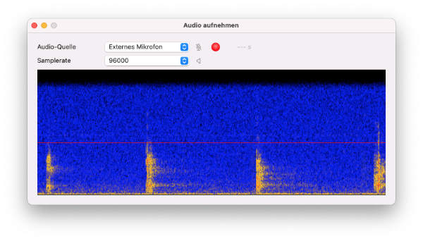 Tonaufnahmen in bcAnalyze erstellen